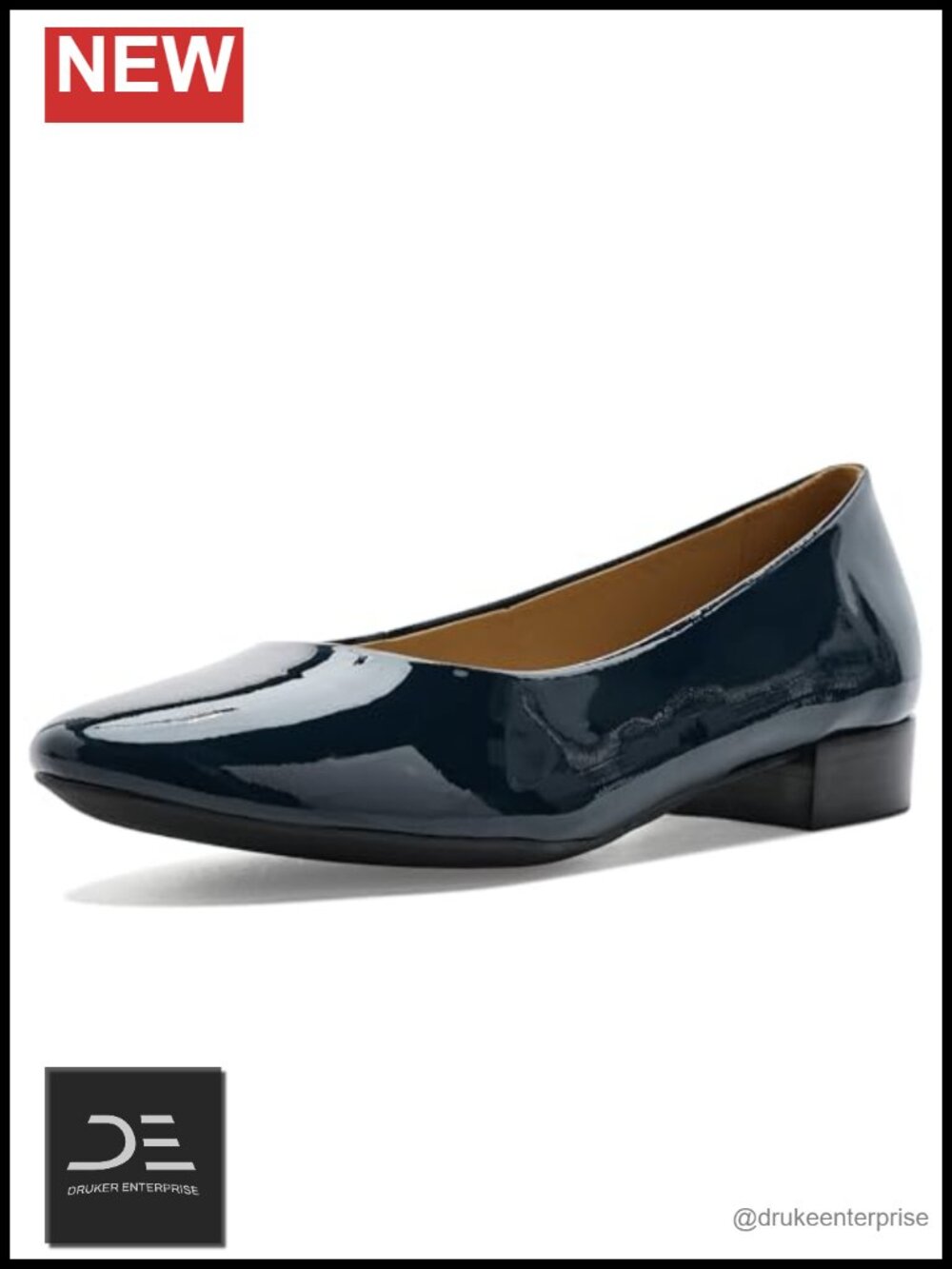 Women's Madison Flat Leather Loafers Gel Heel Insert Comfort Slip-On Shoes